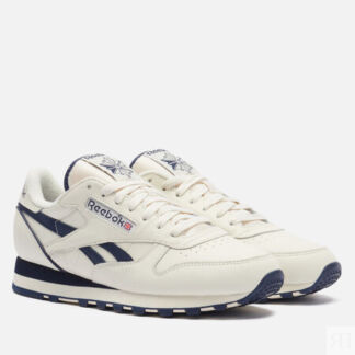 Мужские кроссовки Reebok Classic Leather 1983 Vintage, цвет белый, размер 4