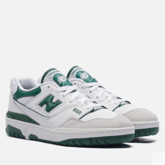 Кроссовки New Balance BB550WT1, цвет зелёный, размер 40 EU