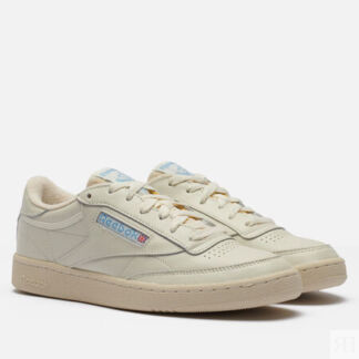 Кроссовки Reebok Club C 85 Vintage, цвет бежевый, размер 44.5 EU