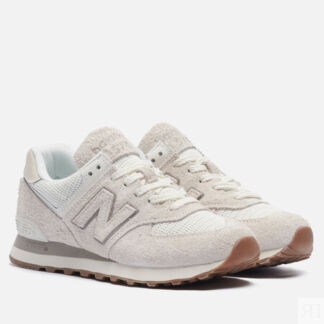 Женские кроссовки New Balance WL574BEM, цвет бежевый, размер 39 EU