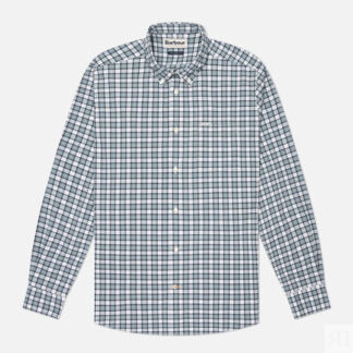 Мужская рубашка Barbour Lomond Tailored, цвет голубой, размер L