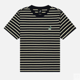 Женская футболка Kangol Essential Stripe, цвет жёлтый, размер S