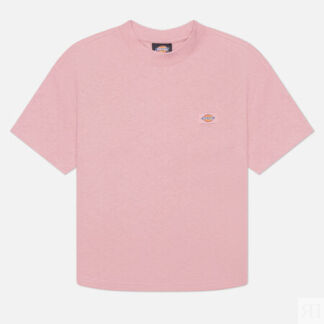 Женская футболка Dickies Oakport Boxy, цвет розовый, размер L