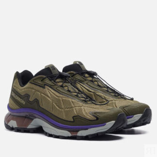 Мужские кроссовки Salomon Advanced XT-Slate, цвет оливковый, размер 43.5 EU
