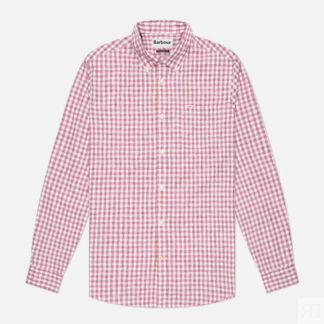 Мужская рубашка Barbour Kanehill Tailored, цвет розовый, размер XXL
