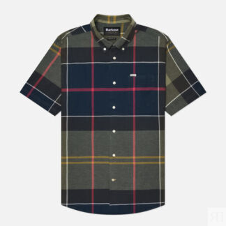 Мужская рубашка Barbour Douglas Regular Short Sleeved, цвет синий, размер M