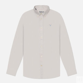 Мужская рубашка Barbour Oxford Tailored, цвет бежевый, размер XXL