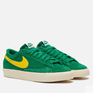 Женские кроссовки Nike Wmns Blazer Low '77 Vintage, цвет зелёный, размер 38