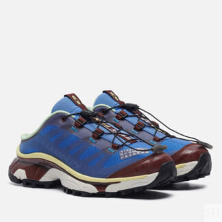 Женские кроссовки Maison Margiela MM6 x Salomon XT-4 Mule, цвет синий, разм