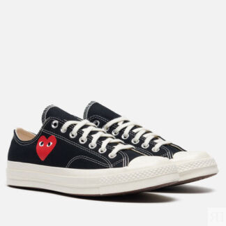 Кеды Converse x Comme des Garcons Play Chuck 70 Single Heart Low, цвет чёрн