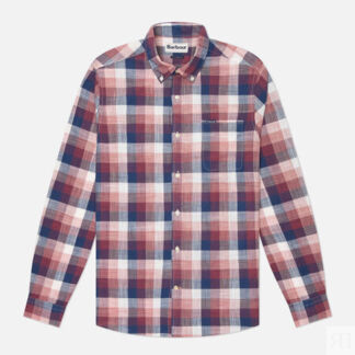 Мужская рубашка Barbour Hillroad Tailored, цвет красный, размер M