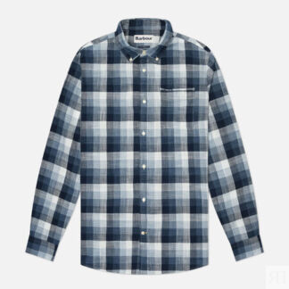 Мужская рубашка Barbour Hillroad Tailored, цвет синий, размер XL