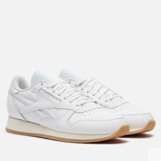 Кроссовки Reebok Classic Leather 1983 Vintage Crepe, цвет белый, размер 45.