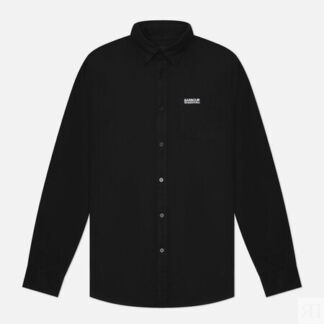 Мужская рубашка Barbour Kinetic, цвет чёрный, размер L