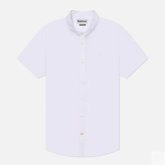 Мужская рубашка Barbour Crest Poplin Tailored Short Sleeved, цвет белый, ра