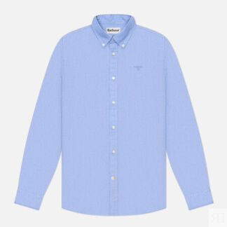 Мужская рубашка Barbour Crest Poplin Tailored, цвет голубой, размер L