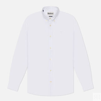 Мужская рубашка Barbour Crest Poplin Tailored, цвет белый, размер XL
