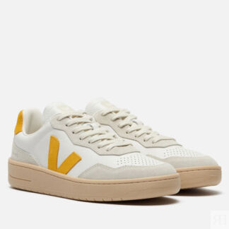 Кроссовки VEJA V-90 O.T. Leather, цвет белый, размер 46 EU