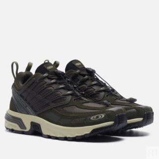 Мужские кроссовки Salomon Advanced ACS Pro Leather, цвет оливковый, размер