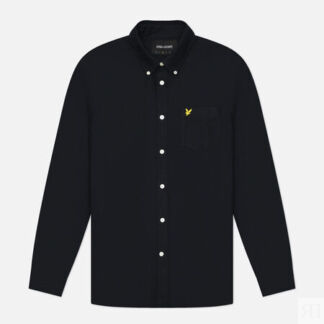 Мужская рубашка Lyle & Scott Plain Oxford, цвет синий, размер S