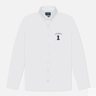 Мужская рубашка Hackett Heritage Oxford, цвет белый, размер XXXL