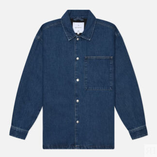 Мужская рубашка Edwin Big Pocket Victory Blue Denim, цвет синий, размер M