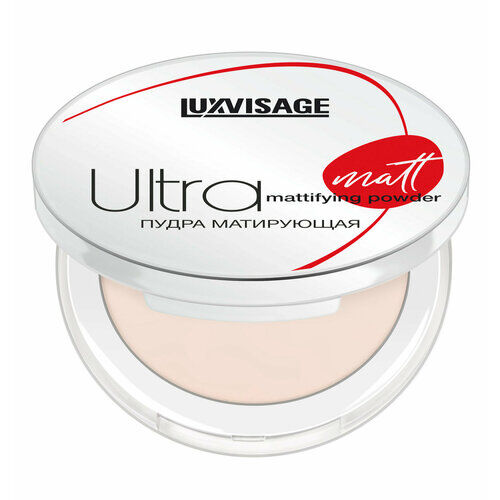 Пудра Luxvisage компактная Матирующая Ultra Matt, тон 103 (Rose Beige)