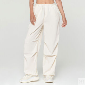 Женские брюки HUGO Hafisa Baggy-Fit Parachute Trousers In Cotton
