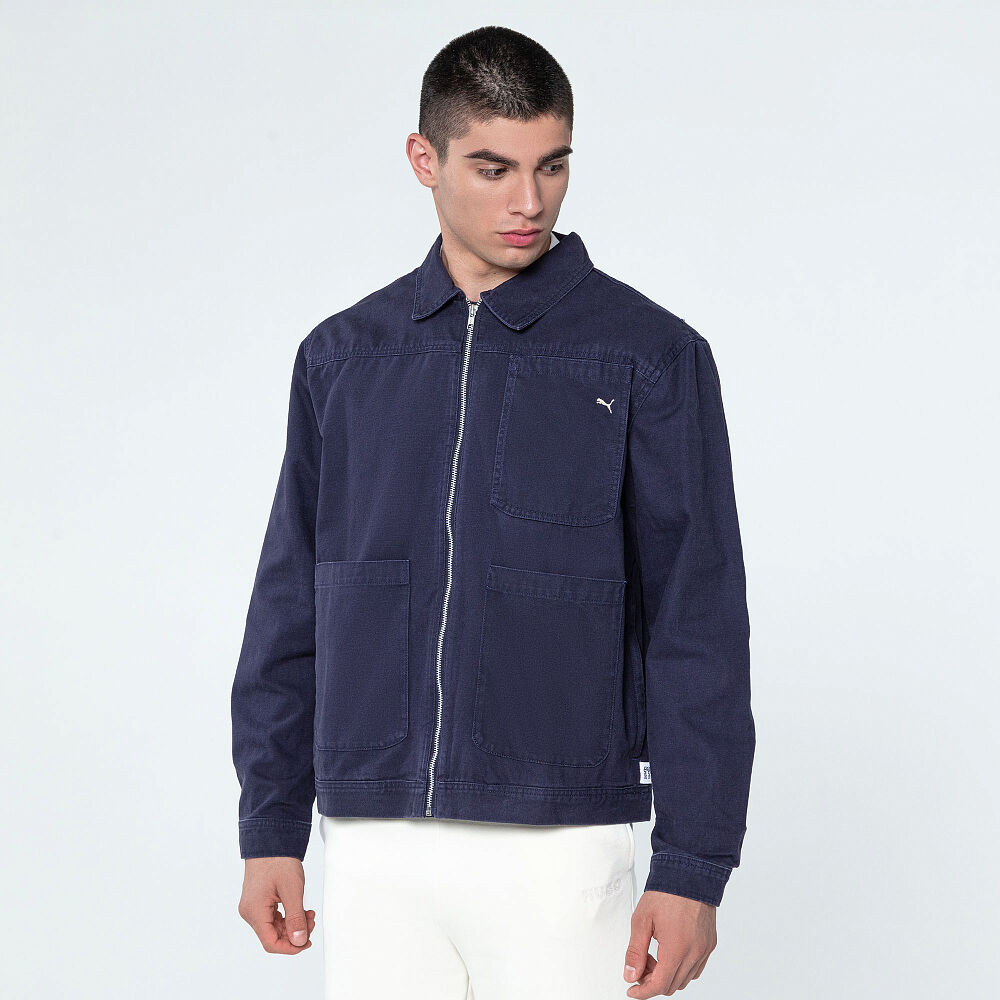 Мужская куртка PUMA MMQ Zip Overshirt 62663316-S фото 1