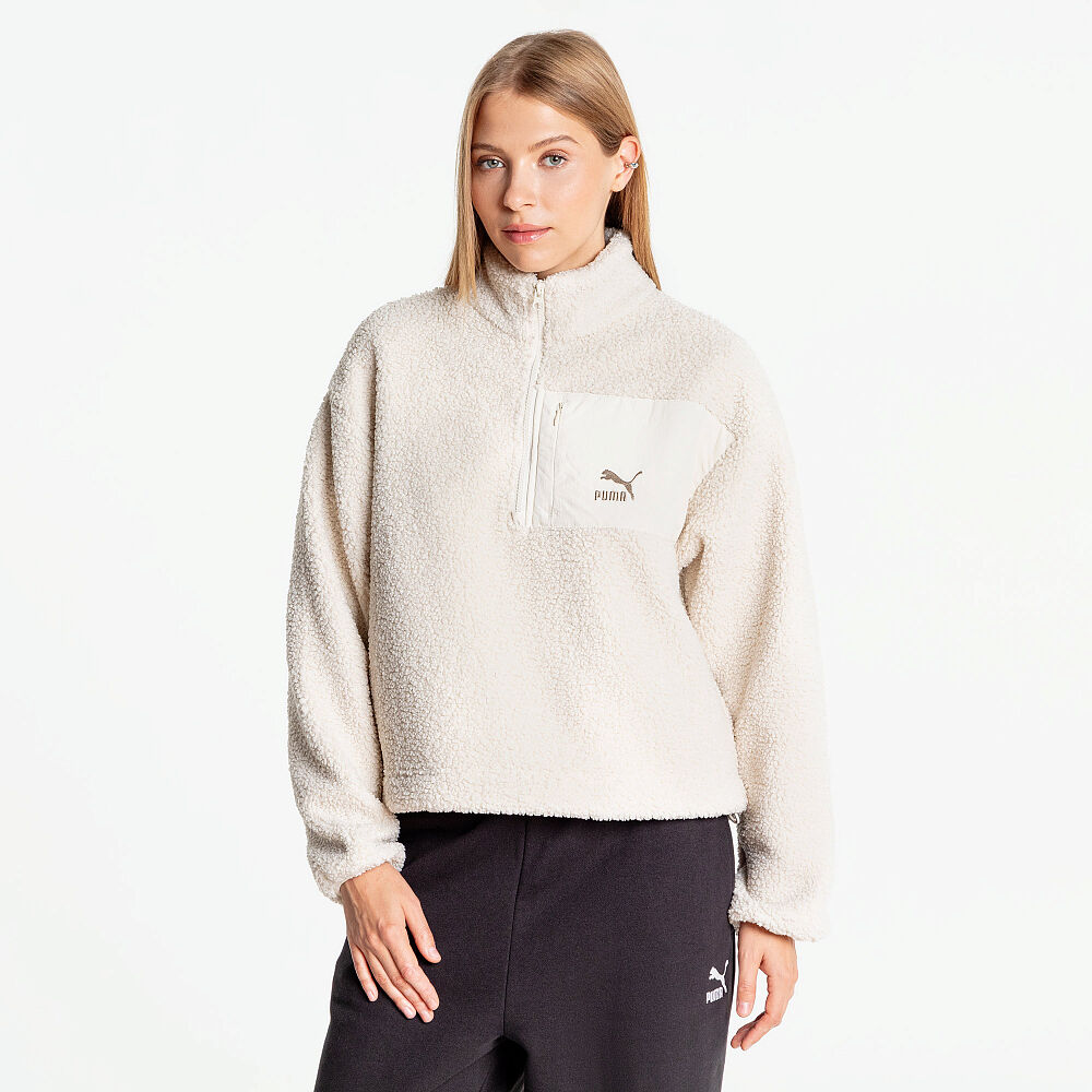 Женская толстовка PUMA Classics Winterized Half-Zip 62679687-L фото 1