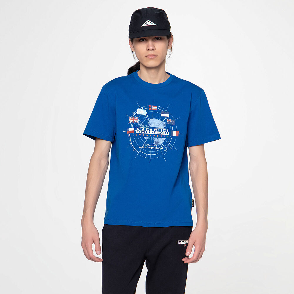 Мужская футболка Napapijri S-Gorfou NP0A4HFVB2I1-M фото 1