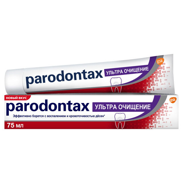 Паста зубная PARADONTAX Ультра Клин, 75 мл PARODONTAX фото 1
