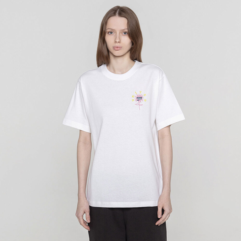 Женская футболка PUMA DOWNTOWN Relaxed Graphic Tee 62435902-L фото 1