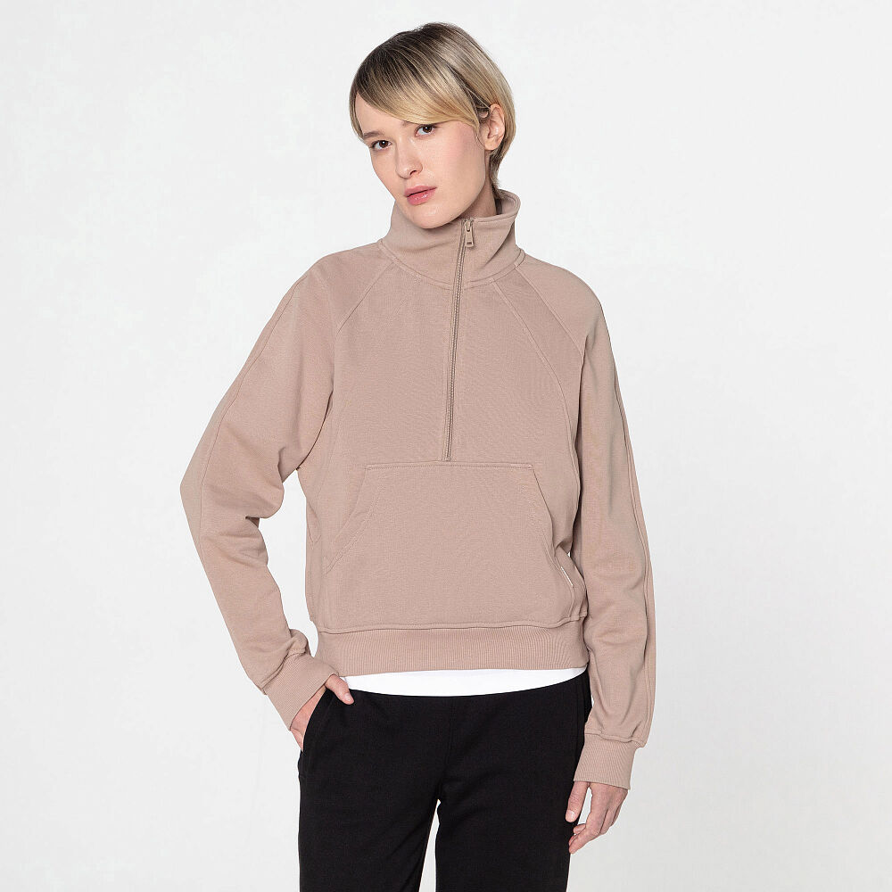 Женская толстовка STREETBEAT Half Zip Reglan Crew SBW-CRWHZ0003-214-L фото 1