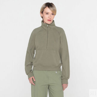 Женская толстовка STREETBEAT Half Zip Reglan Crew French Terry