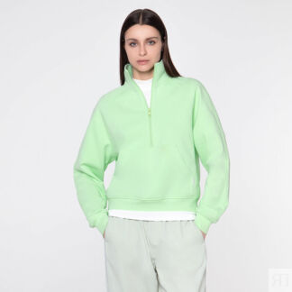 Женский свитшот STREETBEAT Half Zip Reglan Crew