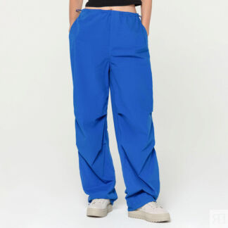 Женские брюки HUGO Hafisa Baggy-Fit Parachute Trousers In Cotton