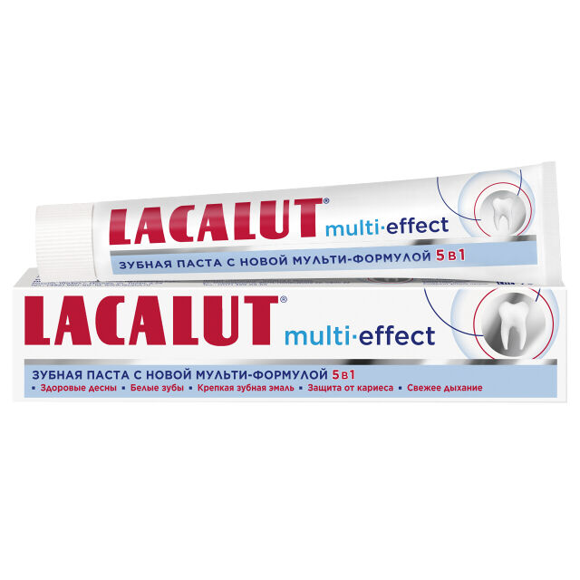 Паста зубная LACALUT Multi-effect, 75 мл LACALUT фото 1