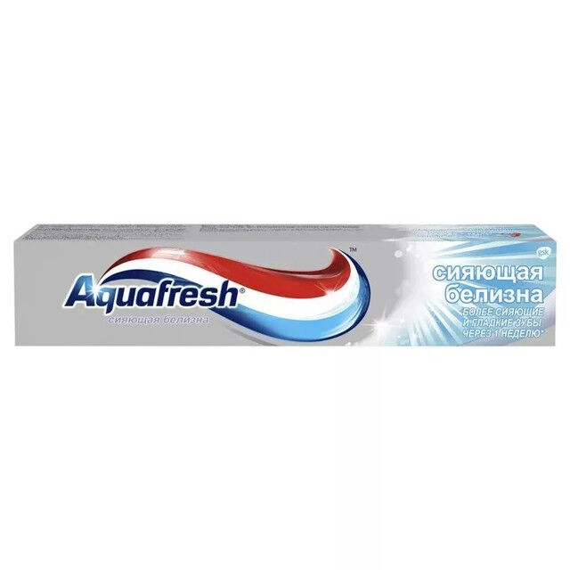 Паста зубная AQUAFRESH Сияющая белизна 75мл фото 1