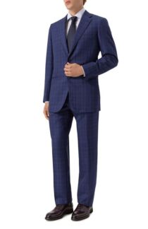 Костюм из смеси шерсти и шелка Brioni