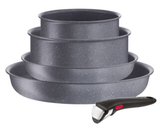 Набор посуды со съемной ручкой Tefal Ingenio Natural Force 5 предметов 16/2