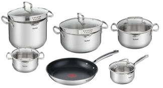 Набор посуды Tefal Duetto+ 11 предметов G732SB55 Moulinex