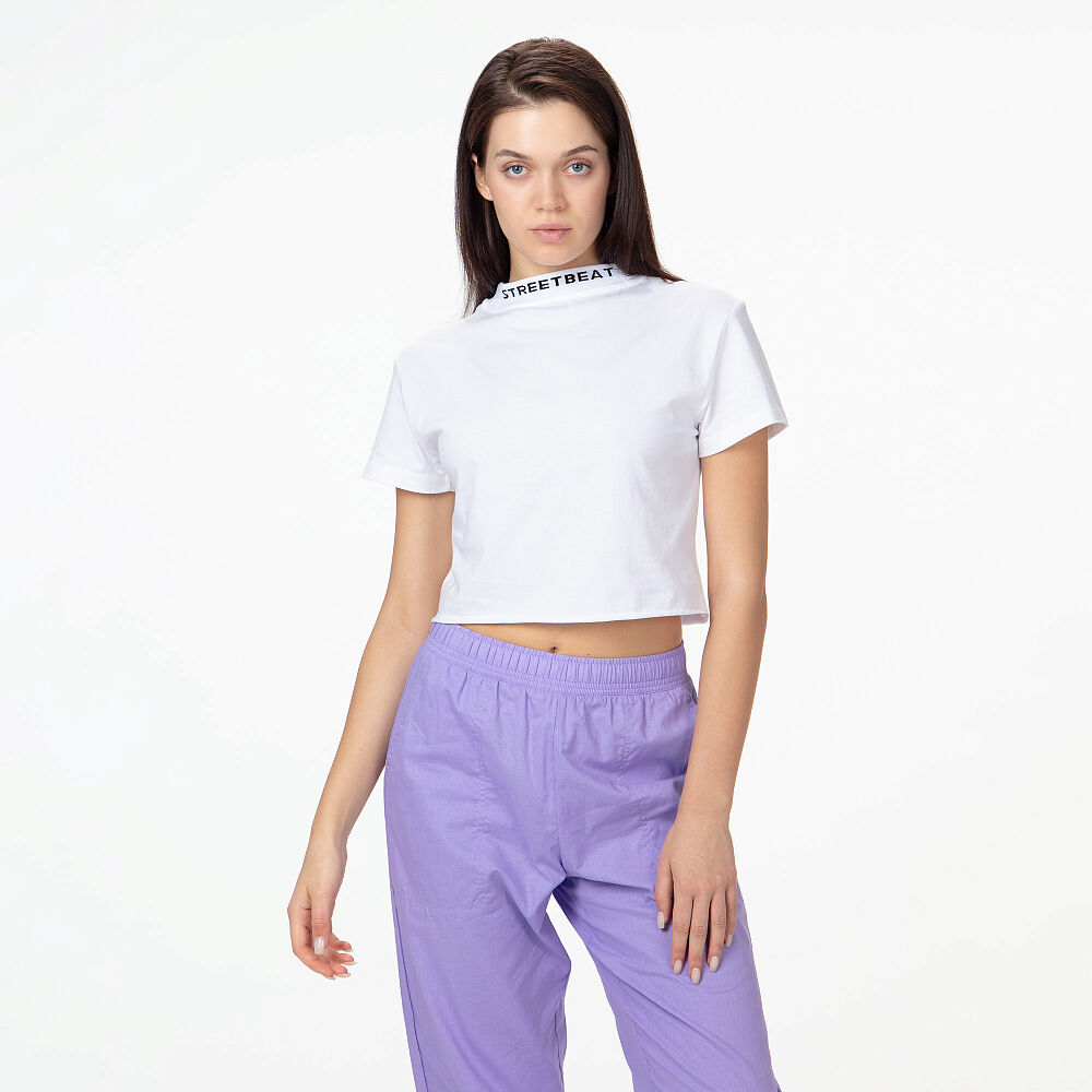 Женская футболка STREETBEAT Crop Tee SBW-TEE0015-100-XS фото 1