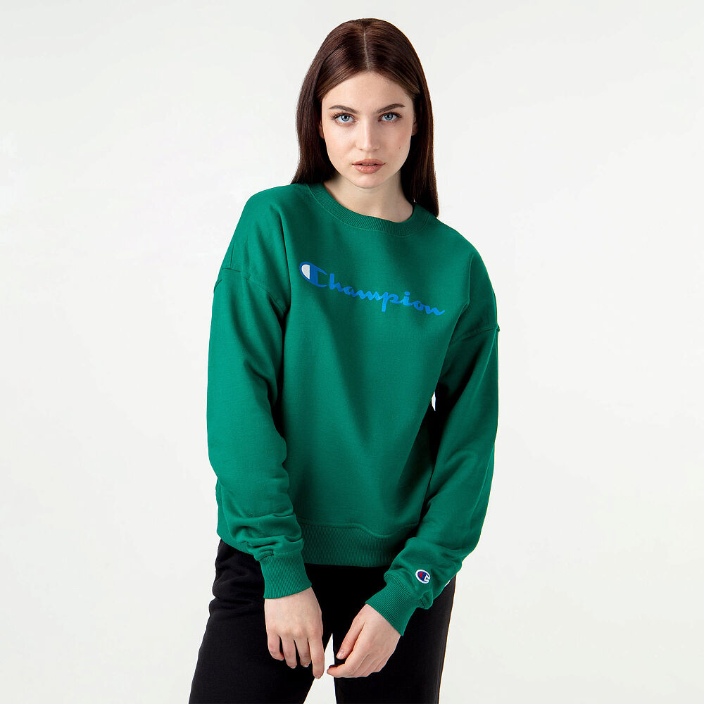 Женский свитшот Champion Powerblend Relaxed Crew GF535Y08113-MAC-L фото 1
