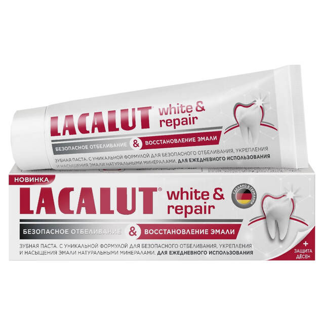 Паста зубная LACALUT White&Repair 75мл LACALUT фото 1