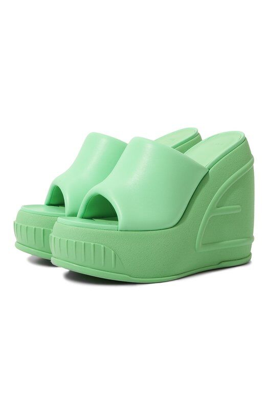 Кожаные сабо Fendi 8R8405 NBA фото 1