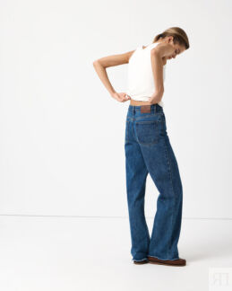 Джинсы Wide leg WL100 с необработанным низом 29/32