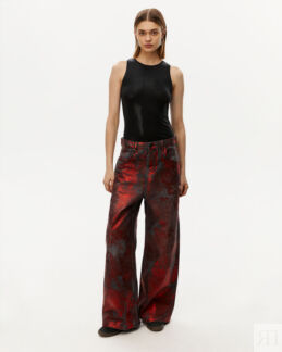 Джинсы Baggy Fit BG300 с металлизированным покрытием XS