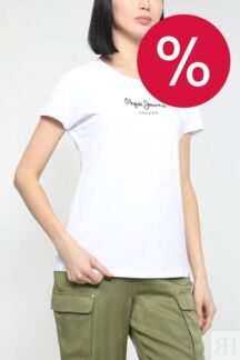 Хлопковая футболка PEPE JEANS