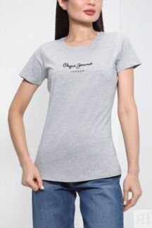 Хлопковая футболка с логотипом PEPE JEANS
